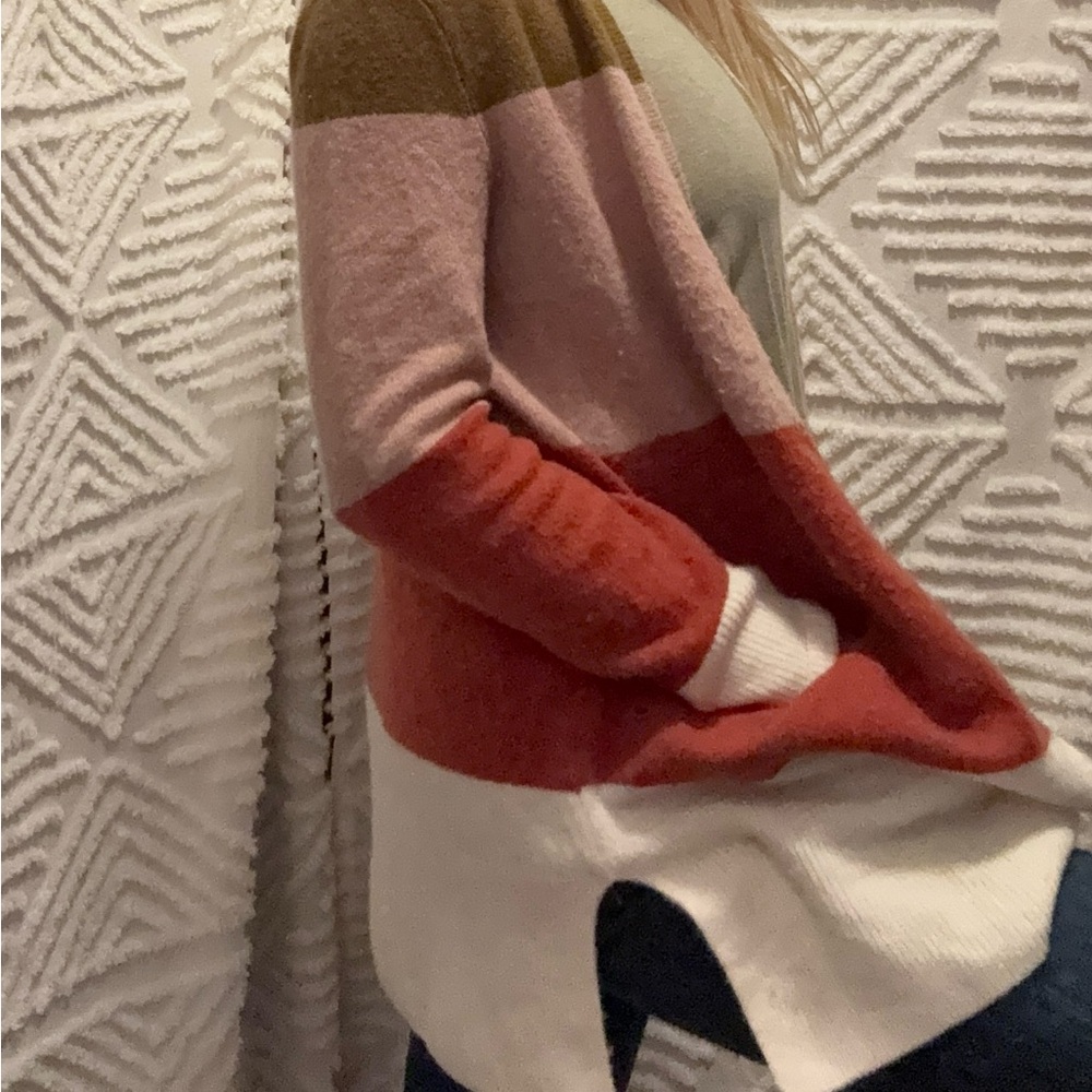 Madewell Multicolor Open Front Cardigan